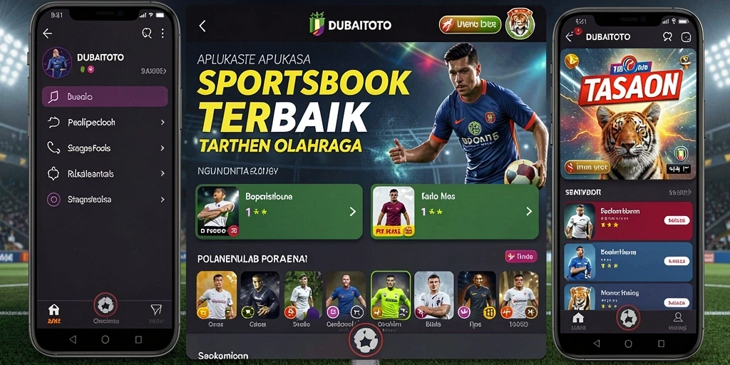 Tampilan permainan DUBAITOTO menampilkan berbagai pilihan taruhan olahraga.