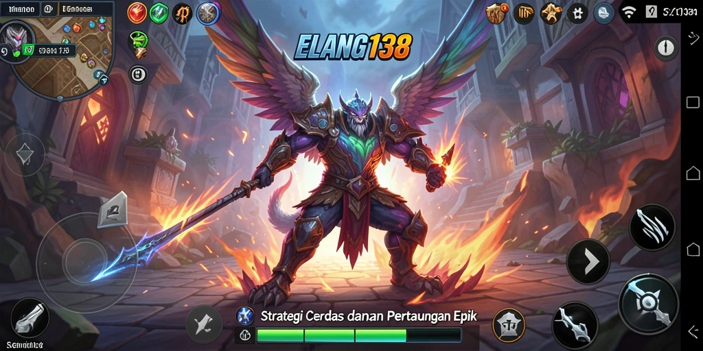 Tampilan gameplay <strong>ELANG138</strong> yang menakjubkan dengan strategi yang mendebarkan.