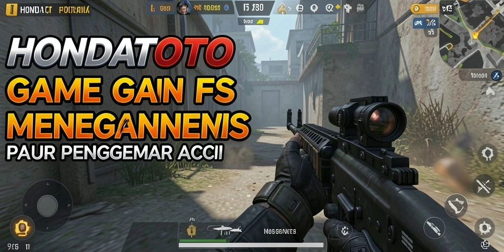 Tampilan gameplay intens di HONDATOTO dengan aksi FPS yang seru.