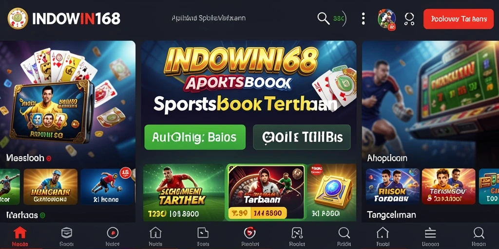 Tampilan gameplay Sportsbook INDOWIN168 yang menarik dan interaktif.