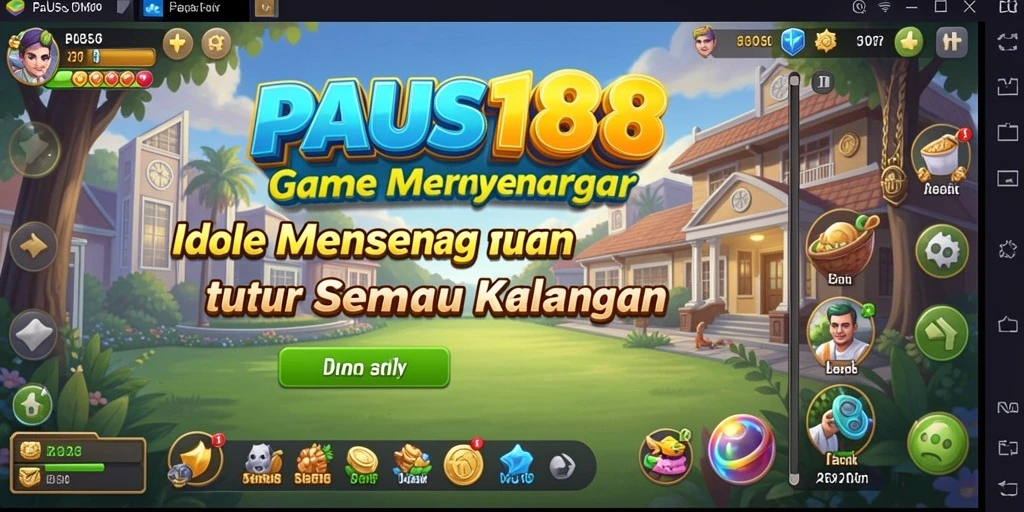 Tampilan screenshot dari gameplay Idle PAUS188 yang menarik dan interaktif.