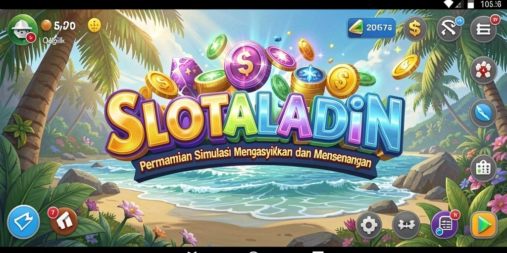 Screenshot utama SLOTALADIN menampilkan gameplay seru dan grafis yang menarik.